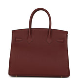 Hermes Birkin 30 Rouge H Togo Gold Hardware