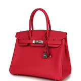Hermes Birkin 30 Rose Extreme Epsom Palladium Hardware