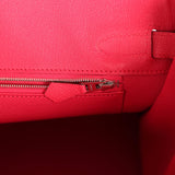 Hermes Birkin 30 Rose Extreme Epsom Palladium Hardware