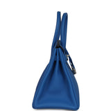 Hermes Birkin 30 Bleu Zellige Togo Palladium Hardware - Thumbnail View 3
