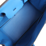 Hermes Birkin 30 Bleu Zellige Togo Palladium Hardware - Thumbnail View 8