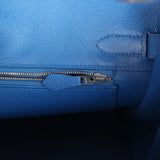 Hermes Birkin 30 Bleu Zellige Togo Palladium Hardware - Thumbnail View 9