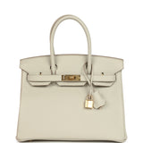 Hermes Birkin 30 Beton Togo Gold Hardware