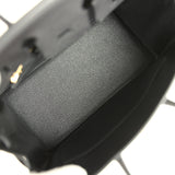 Hermes Birkin 25 Black Togo Gold Hardware