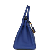 Hermes Birkin 25 Bleu Electric Togo Gold Hardware