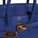 Hermes Birkin 25 Bleu Electric Togo Gold Hardware