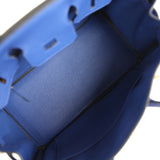 Hermes Birkin 25 Bleu Electric Togo Gold Hardware