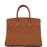Hermes Birkin 30 Gold Togo Gold Hardware