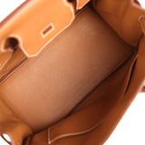 Pre-owned Hermes Birkin 30 Gold Togo Gold Hardware