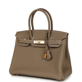 Hermes Birkin 30 Etoupe Togo Gold Hardware