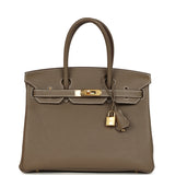 Hermes Birkin 30 Etoupe Togo Gold Hardware
