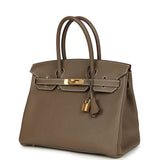 Hermes Birkin 30 Etoupe Togo Gold Hardware