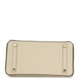 Hermes Special Order (HSS) Birkin 30 Etoupe and Craie Togo Brushed Gold Hardware