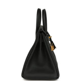 Hermes Birkin 25 Black Togo Gold Hardware
