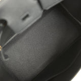 Hermes Birkin 25 Black Togo Gold Hardware
