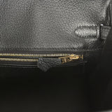 Hermes Birkin 25 Black Togo Gold Hardware