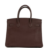 Hermes Birkin 30 Havane Clemence Palladium Hardware - Thumbnail View 4