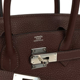 Hermes Birkin 30 Havane Clemence Palladium Hardware - Thumbnail View 7