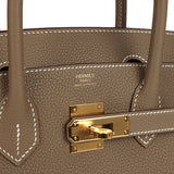 Hermes Birkin 30 Etoupe Togo Gold Hardware