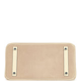 Hermes Birkin 30 Glycine Grizzly and Nata Swift Palladium Hardware