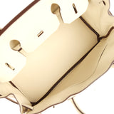 Hermes Birkin 30 Glycine Grizzly and Nata Swift Palladium Hardware