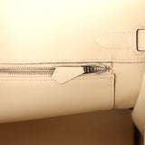 Hermes Birkin 30 Glycine Grizzly and Nata Swift Palladium Hardware