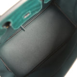 Hermes Birkin 30 Vert Cypress Togo and Matte Alligator Touch Gold Hardware - Thumbnail View 8