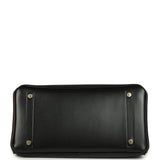 Hermes Birkin 30 Black Box Gold Hardware