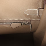 Hermes Birkin 30 Etoupe Togo Palladium Hardware