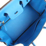 Hermes Birkin 25 Bleu Hydra Togo Gold Hardware