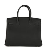 Hermes Birkin 30 Black Togo Palladium Hardware
