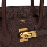 Hermes Birkin 30 Rouge Sellier Togo Gold Hardware - Thumbnail View 7