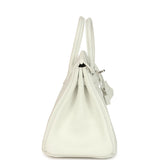 Hermes Birkin 25 New White Swift Palladium Hardware