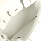 Hermes Birkin 25 New White Swift Palladium Hardware