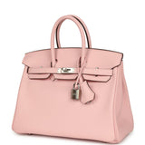 Hermes Birkin 25 Rose Sakura Swift Palladium Hardware