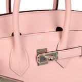 Hermes Birkin 25 Rose Sakura Swift Palladium Hardware