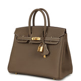 Hermes Birkin 25 Etoupe Togo Gold Hardware