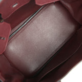 Pre-owned Hermes Birkin 35 Prune Clemence Gold Hardware