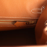 Hermes Birkin Sellier 25 Gold Epsom Gold Hardware