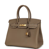 Hermes Birkin 30 Etoupe Togo Gold Hardware