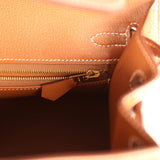 Hermes Birkin Sellier 25 Gold Epsom Gold Hardware