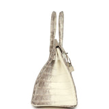 Hermes Birkin 30 Himalaya Niloticus Crocodile Palladium Hardware