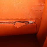 Hermes Birkin 35 Orange Togo Palladium Hardware
