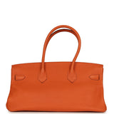 Vintage Hermes Shoulder Birkin 42 JPG Orange Clemence Gold Hardware