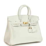 Hermes Birkin 25 New White Swift Gold Hardware - Thumbnail View 2
