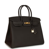 Hermes Birkin 35 Bai-Brun Togo Gold Hardware