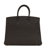 Hermes Birkin 35 Bai-Brun Togo Gold Hardware