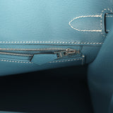 Hermes Birkin 30 Blue Jean Togo Palladium Hardware