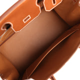 Hermes Birkin 30 Fauve Barenia Faubourg Palladium Hardware