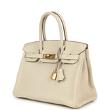 Hermes Birkin 30 Craie Togo Gold Hardware